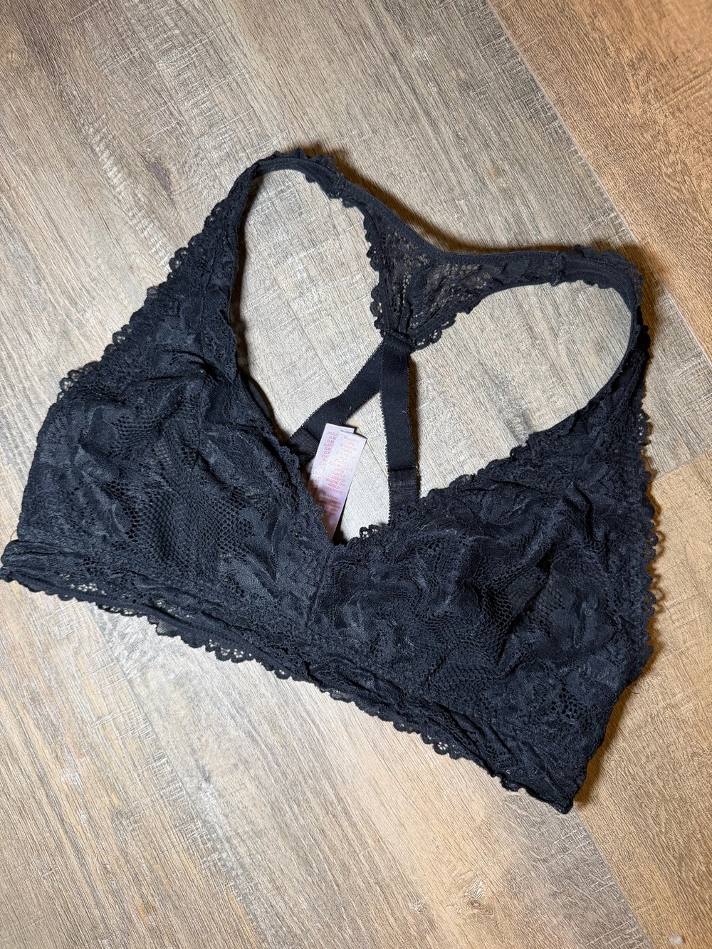 Savage x Fenty Black Lace Racerback Bralette - Women Intimates 1X